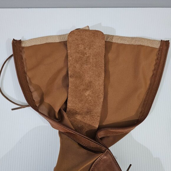 Free People Trickum Tall Lace Up Boot Womens Shoe Whiskey Brown EU Size 38 - Picture 10 of 14